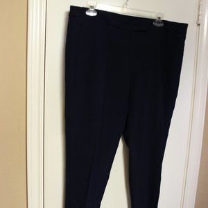 Anne Klein Navy Ankle Pants